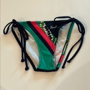 Seekers Australia tie side bikini swim bottoms size XS NWOT